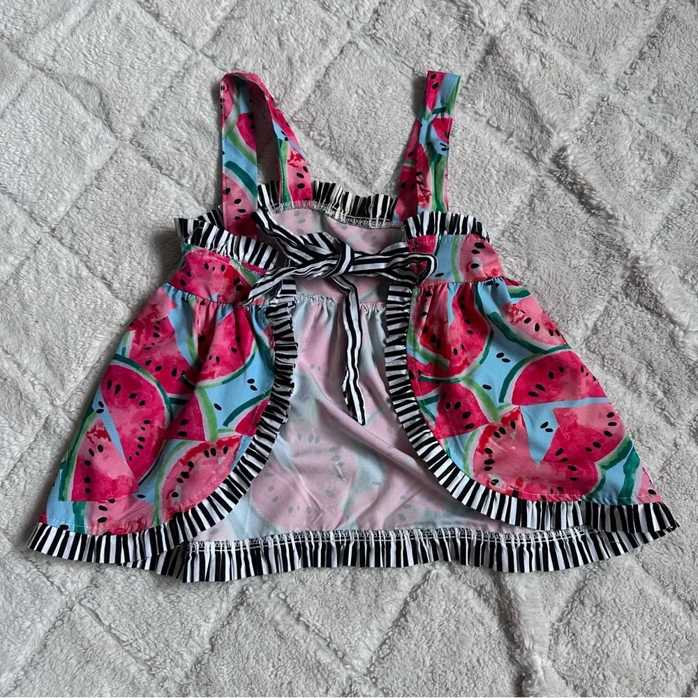 SHEIN | Girls Adjustable Watermelon Two Piece Set | Size 90